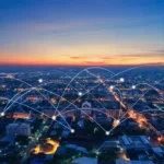Business network equipment recycling with routers, switches, firewalls, and servers prepared for secure e-waste processing